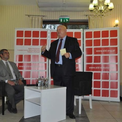 Spotkanie z J. Oleksym w Sokołowie Podl.