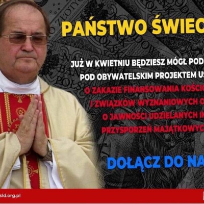 Publiczne pieniądze nie dla Kościołów